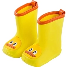 Toddler Yellow Duck Rain Boots