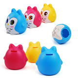 Top New Design Cartoon ABS Owl Money Bank;Owl Coin Box;Owl S