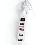 USB 2.0 High Speed 4-Port HUB Sharing Switch With Light