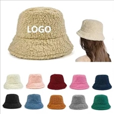 Winter Plush Fuzzy Bucket Hat