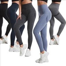 Woman seamless yoga pants