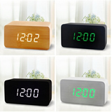 Wood Grain LED Clock