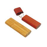 Wood Oblong USB 2. 0 Flash Drive