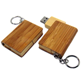 Wooden Book USB Flash Drive