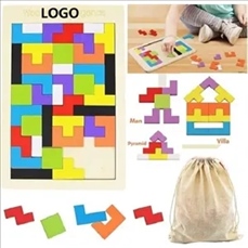Wooden Kids Puzzles Brain Teasers Toy Educational Gift