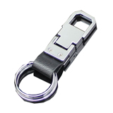 Zinc Alloy Genuine Leather Keychains