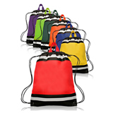 210D polyester Drawstring Backpack/Promotional Cinch Bag