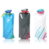 24 Oz Eco-Highway Hydration Foldable Water Bottle BPA Free