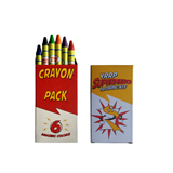 6 Pack Custom Crayon