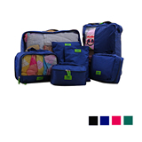 7pc Travel Packing Cubes Household Storage Travel Kit Travel