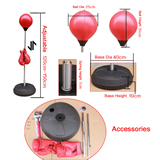 Adjustable Adult Free Standing Punch Ball Bag Boxing Gloves