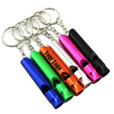 Aluminum Alloy Whistle With Keychain