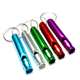 Aluminum Whistle;Key Chain Outdoor Rescue Whistle