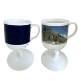 Bone China Ceramic Color Changing Cup with Lid