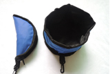Collapsible Fabric Travel Pet Food Water Bowl