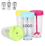 Colorful Manually Stir Mixing Cup