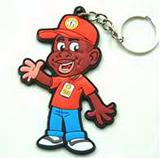 Customized Rubber Keychains