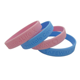 Debosseded Silicone Wristbands 1/4