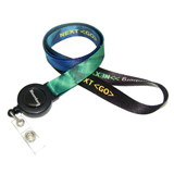 Full Color Printing Lanyards with Retractable Badge Reel