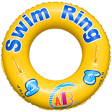 Inflatable Swim Ring;Custom Swim Lap