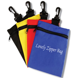 Nonwoven Zipper Pouch with Belt