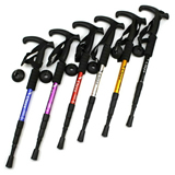 Outdoor Stretchable Alpenstock Travelling Walking Stick