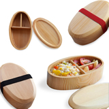 Oval  Wooden Lunch Box