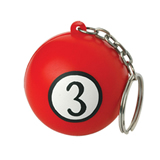 PU Stress Ball with Key Ring;Stress ball keychain
