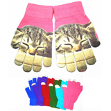 Pantone Matched Touch Screen Gloves With Full Color Imprint