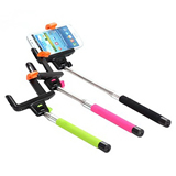 Printed handle bluetooth selfie sticks,selfie monopod