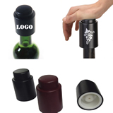 Promotional Press Type Red wine vacuum bottle stopper