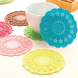 Round Flower Shape Cup Coaster