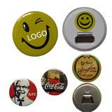 Smiling Face Round Badges