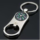 Three in One Key Holder with Compass and Bottle Opener