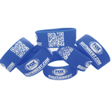 Two-Dimension Code Silicone Rubber Wristbands/Bracelets