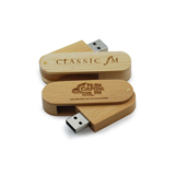 Wood Rotate USB Flash Drives